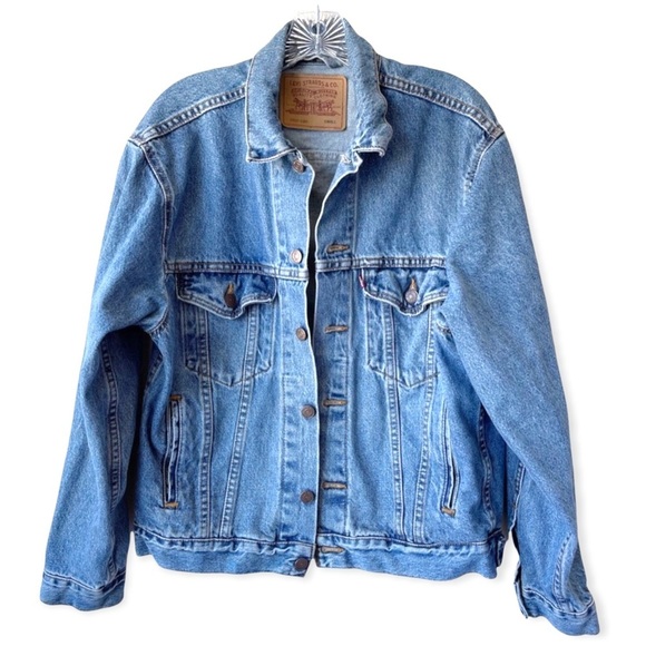 LEVI’S vintage denim trucker Jean Jacket made in the USA - Picture 1 of 15